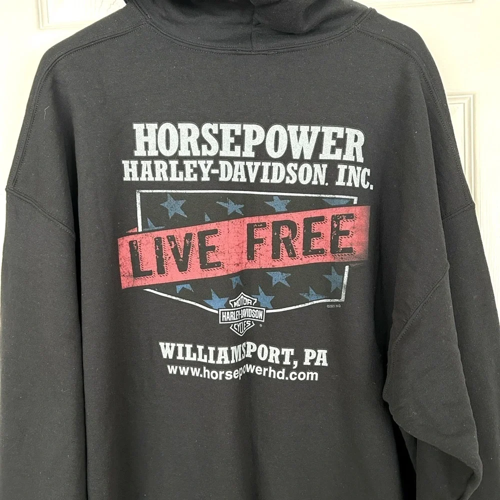 Harley Davidson Men’s Hooded Sweatshirt NWT - Picture 4 of 4